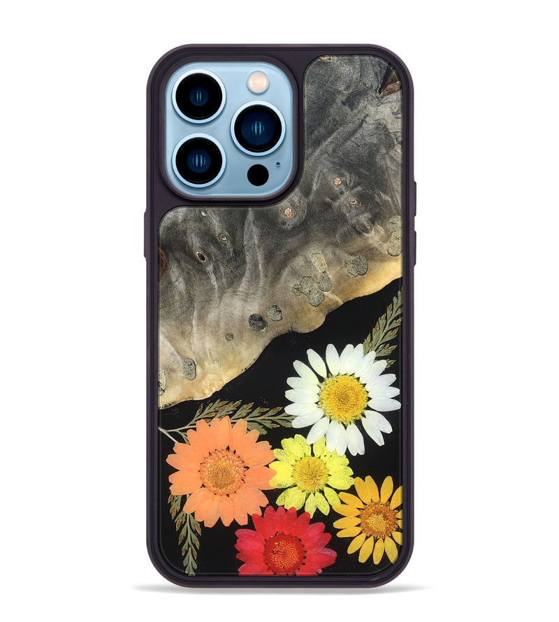 iPhone 14 Pro Max Wood Phone Case - Julisa (Bloom, 821484)