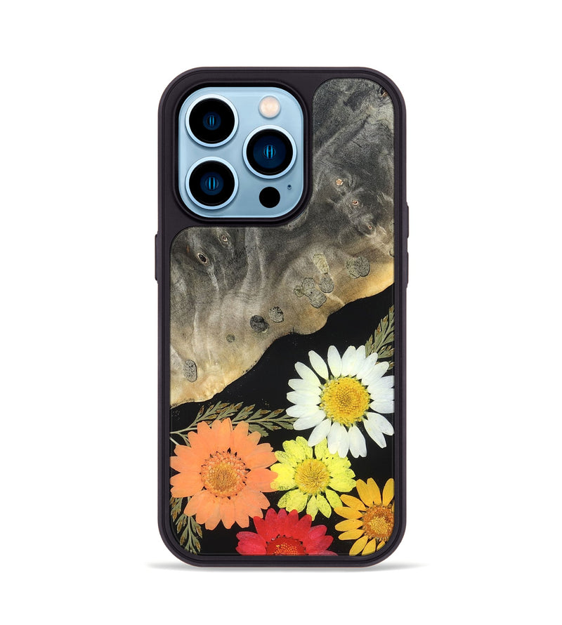 iPhone 14 Pro Wood Phone Case - Julisa (Bloom, 821484)