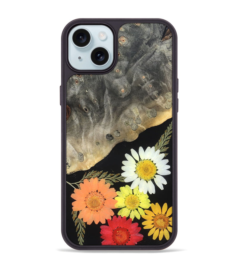iPhone 15 Plus Wood Phone Case - Julisa (Bloom, 821484)