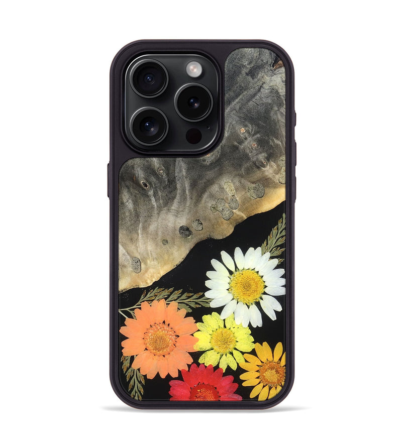 iPhone 15 Pro Wood Phone Case - Julisa (Bloom, 821484)