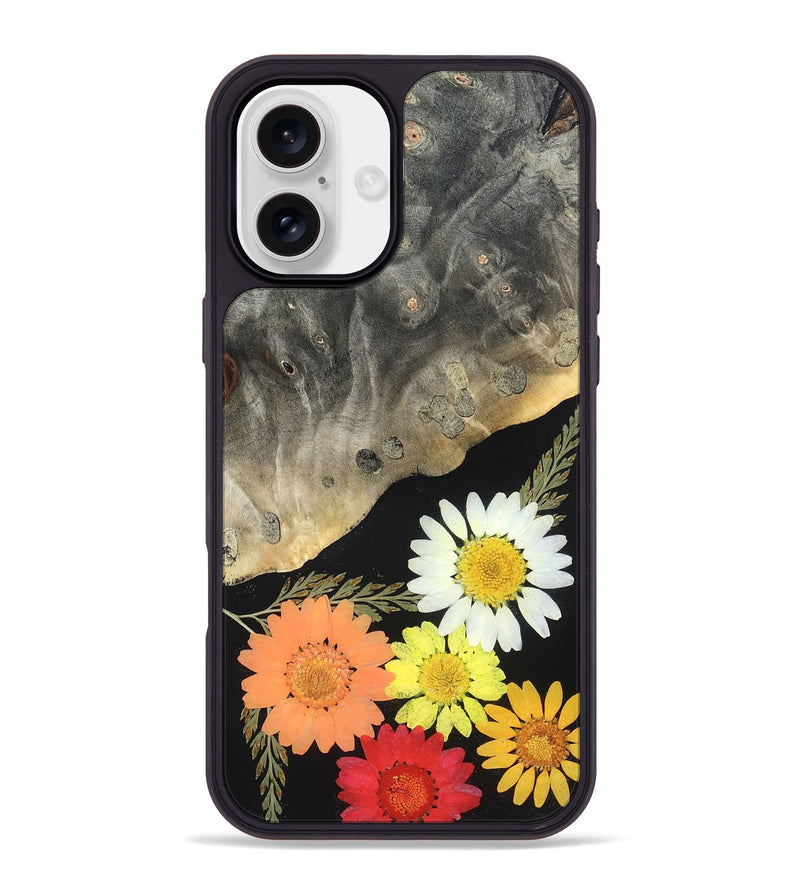 iPhone 16 Plus Wood Phone Case - Julisa (Bloom, 821484)