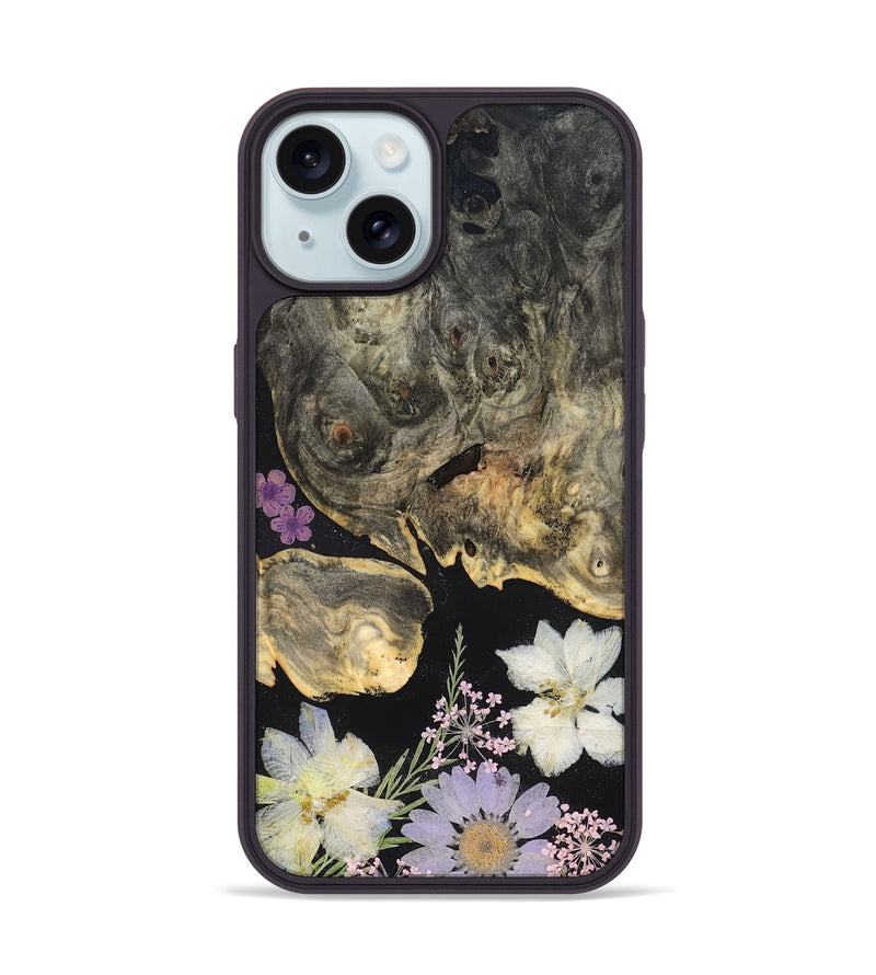 iPhone 15 Wood Phone Case - Miriam (Bloom, 821485)
