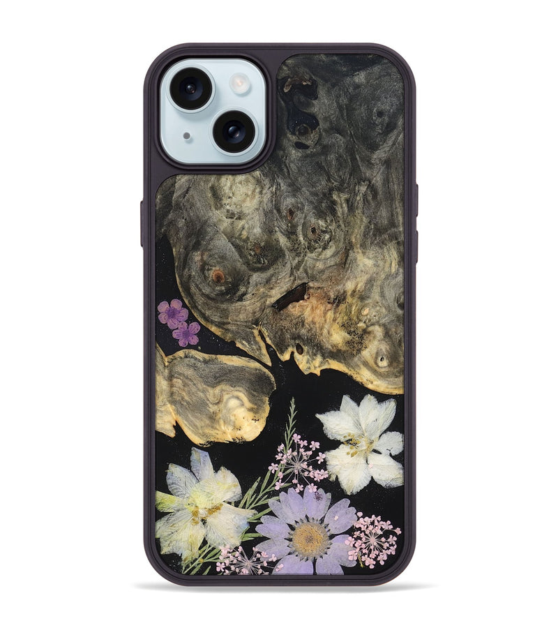 iPhone 15 Plus Wood Phone Case - Miriam (Bloom, 821485)