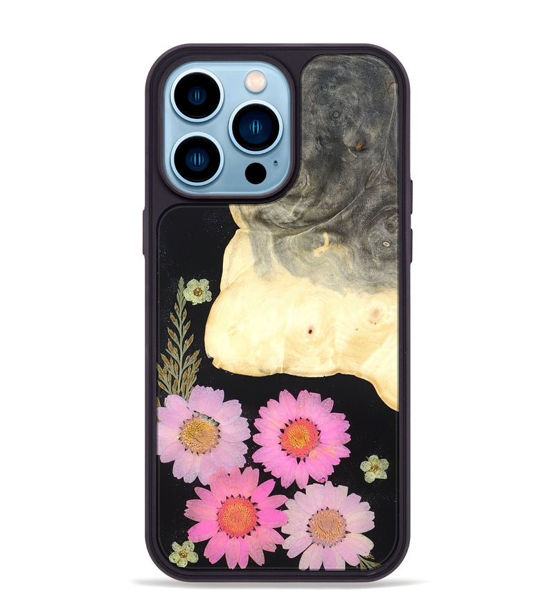 iPhone 14 Pro Max Wood Phone Case - Julius (Bloom, 821486)