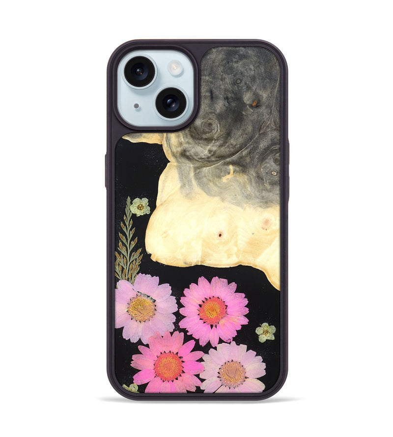 iPhone 15 Wood Phone Case - Julius (Bloom, 821486)