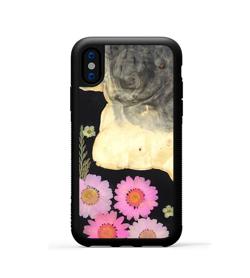 iPhone Xs Wood Phone Case - Julius (Bloom, 821486)