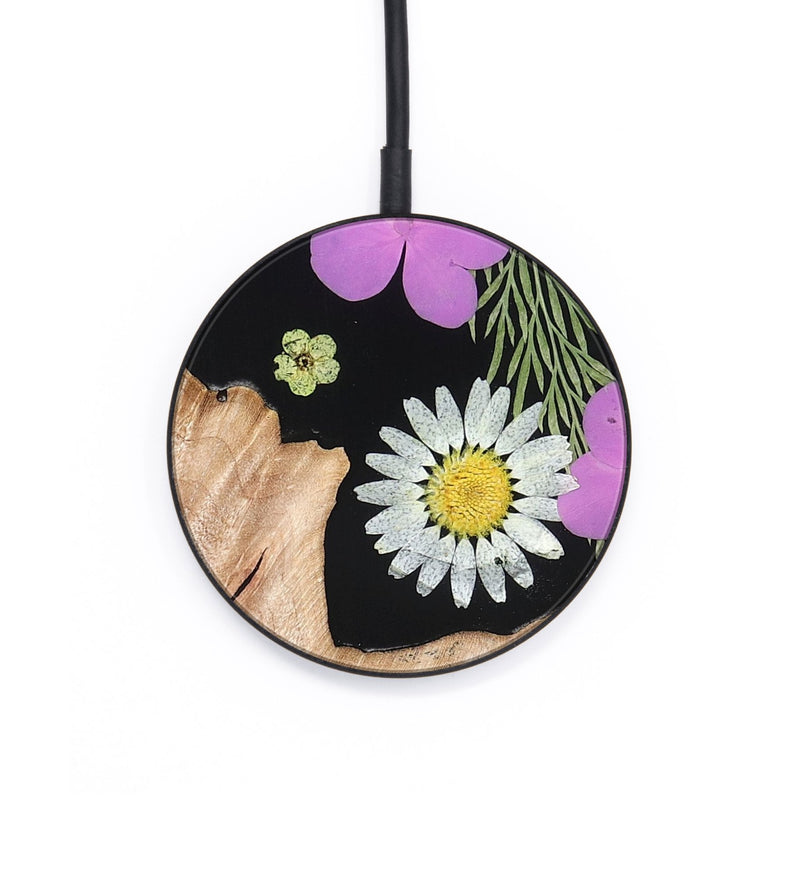 Circle Wood Wireless Charger - Zainab (Bloom, 821489)