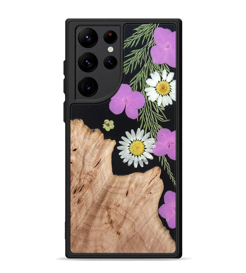 Galaxy S22 Ultra Wood Phone Case - Zainab (Bloom, 821489)