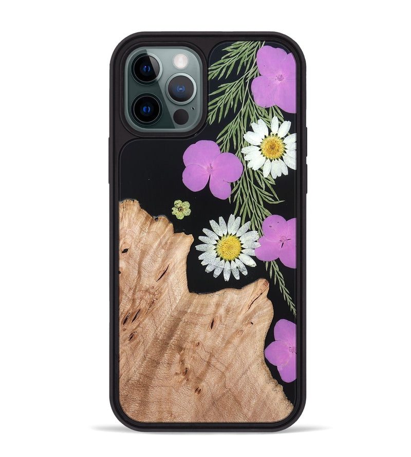 iPhone 12 Pro Max Wood Phone Case - Zainab (Bloom, 821489)