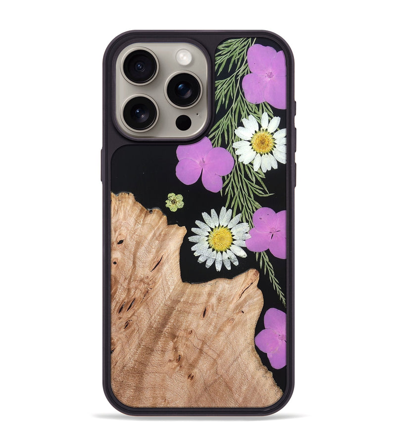 iPhone 15 Pro Max Wood Phone Case - Zainab (Bloom, 821489)