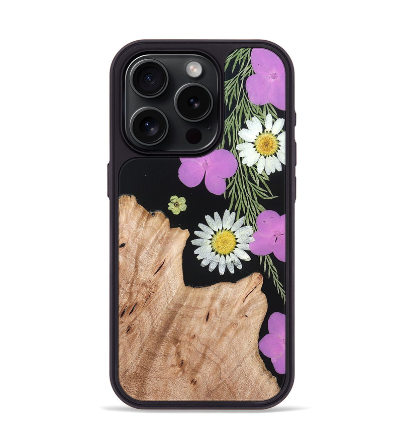 iPhone 15 Pro Wood Phone Case - Zainab (Bloom, 821489)