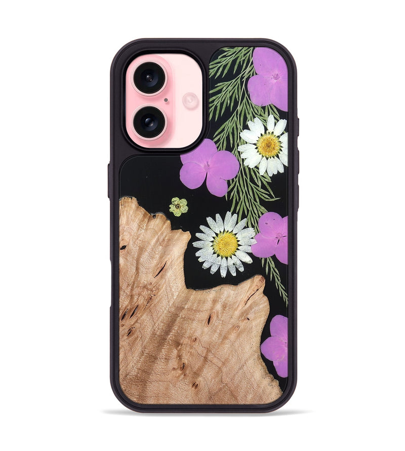iPhone 16 Wood Phone Case - Zainab (Bloom, 821489)