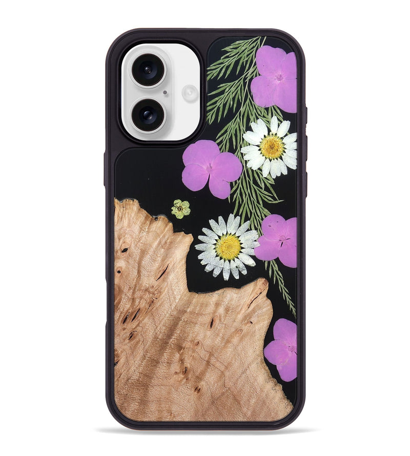 iPhone 16 Plus Wood Phone Case - Zainab (Bloom, 821489)