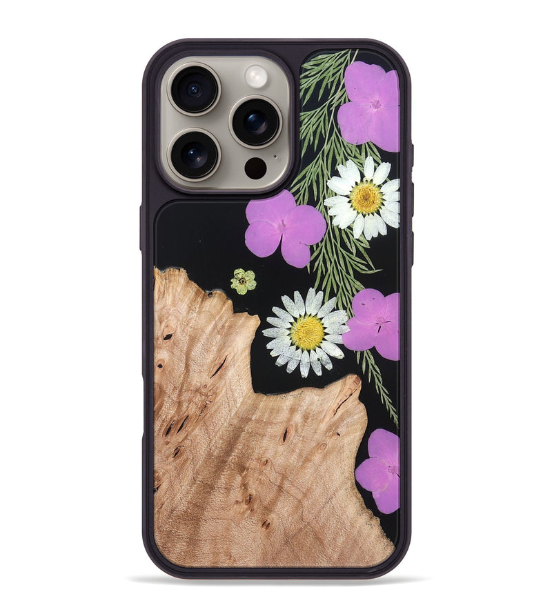 iPhone 16 Pro Max Wood Phone Case - Zainab (Bloom, 821489)