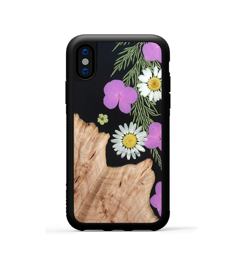 iPhone Xs Wood Phone Case - Zainab (Bloom, 821489)