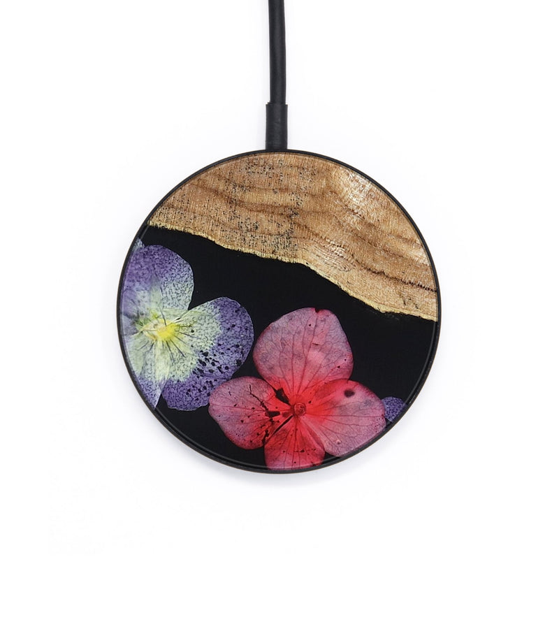 Circle Wood Wireless Charger - Carrie (Bloom, 821491)