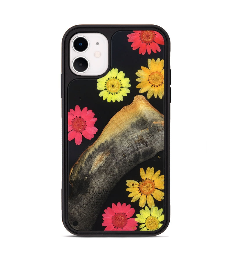 iPhone 11 Wood Phone Case - Amya (Bloom, 821498)