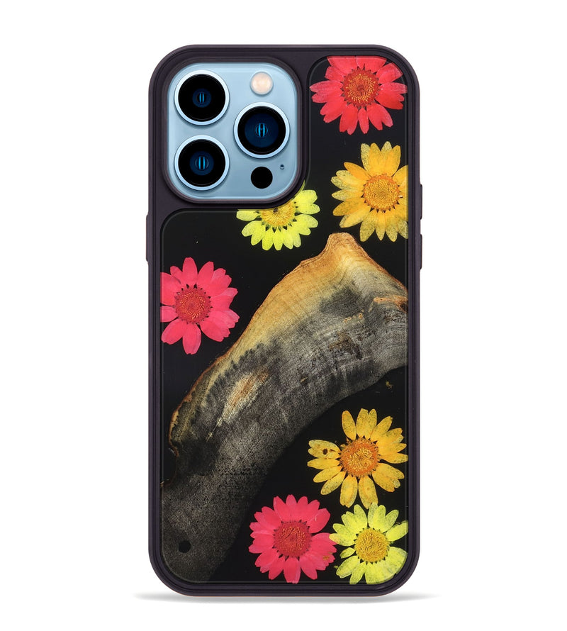 iPhone 14 Pro Max Wood Phone Case - Amya (Bloom, 821498)