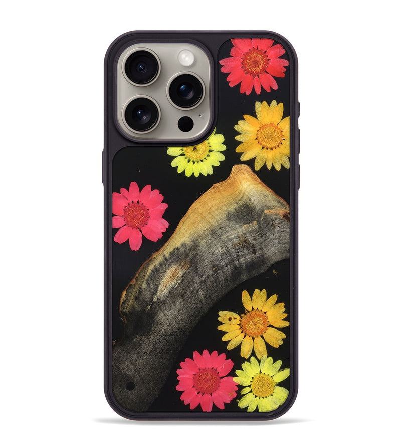 iPhone 15 Pro Max Wood Phone Case - Amya (Bloom, 821498)