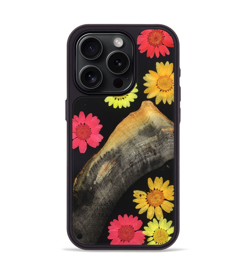 iPhone 15 Pro Wood Phone Case - Amya (Bloom, 821498)