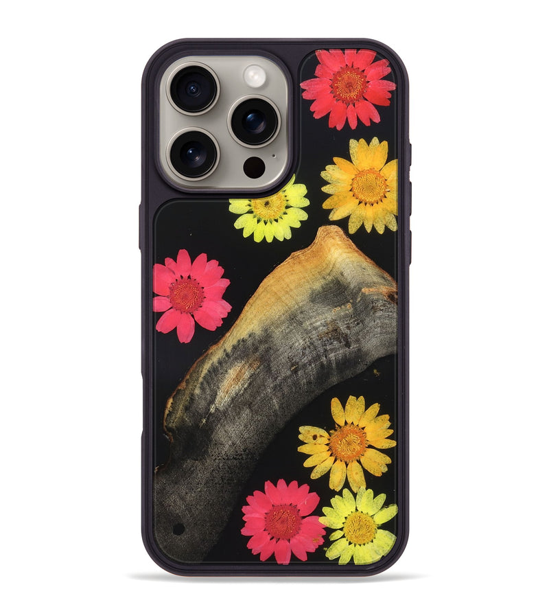 iPhone 16 Pro Max Wood Phone Case - Amya (Bloom, 821498)