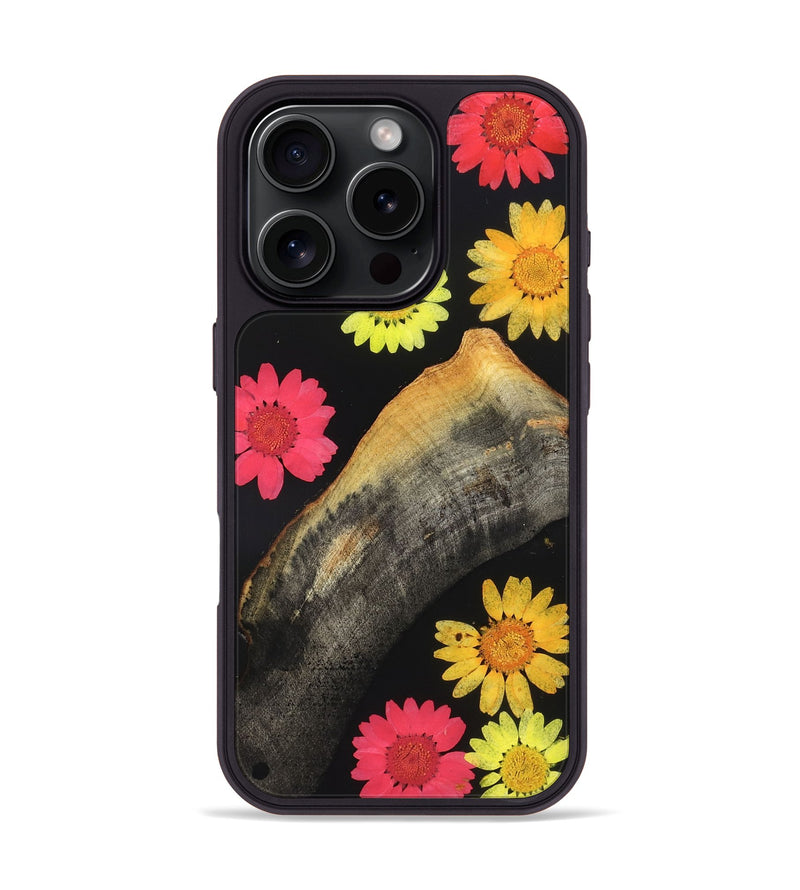 iPhone 16 Pro Wood Phone Case - Amya (Bloom, 821498)