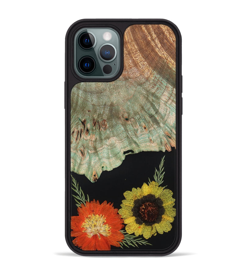 iPhone 12 Pro Max Wood Phone Case - Alonza (Bloom, 821500)