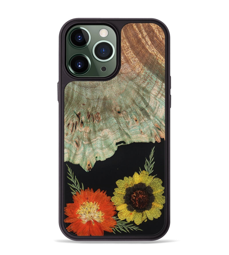 iPhone 13 Pro Max Wood Phone Case - Alonza (Bloom, 821500)