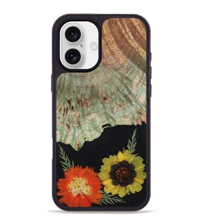 iPhone 16 Plus Wood Phone Case - Alonza (Bloom, 821500)