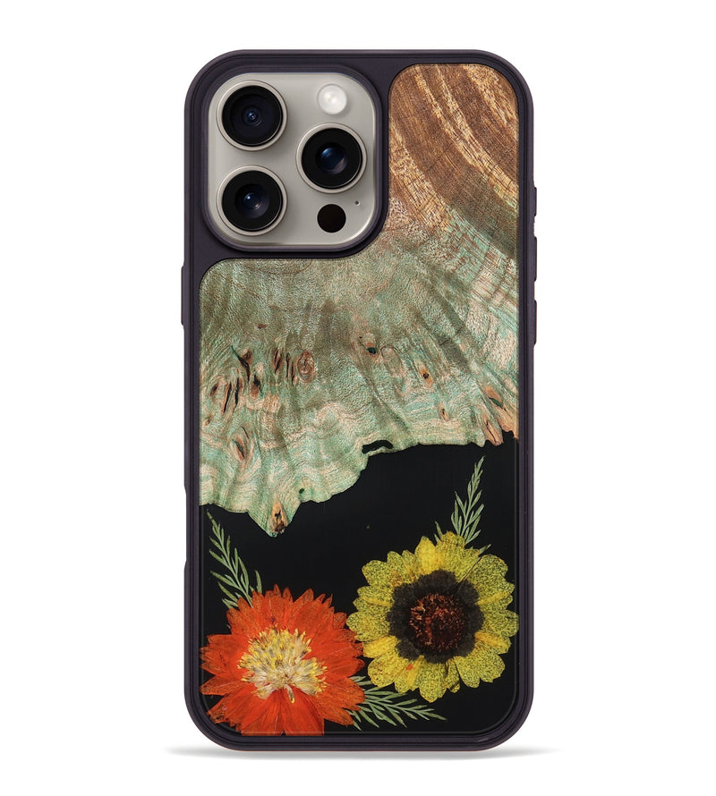 iPhone 16 Pro Max Wood Phone Case - Alonza (Bloom, 821500)