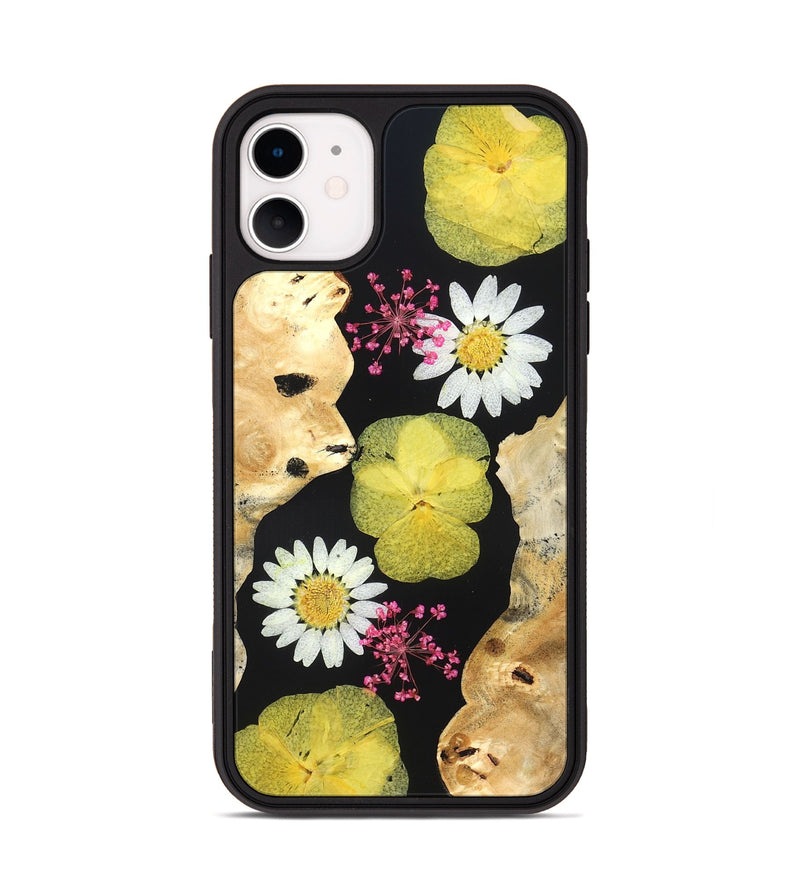 iPhone 11 Wood Phone Case - Ivory (Bloom, 821503)