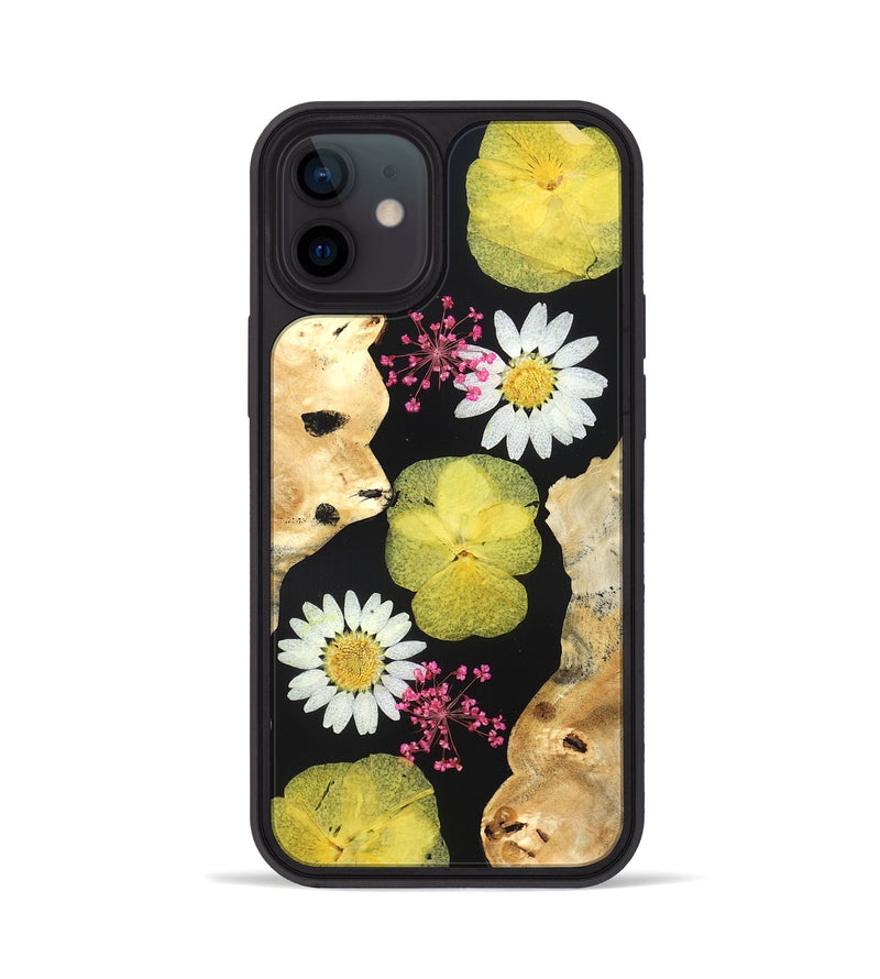 iPhone 12 Wood Phone Case - Ivory (Bloom, 821503)