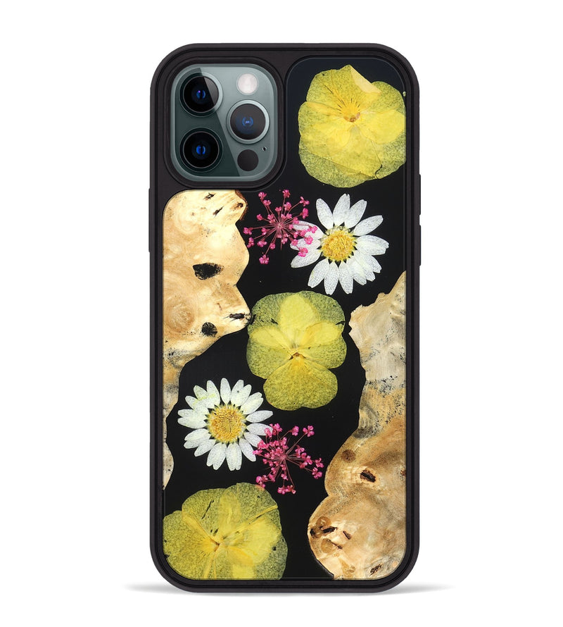 iPhone 12 Pro Max Wood Phone Case - Ivory (Bloom, 821503)