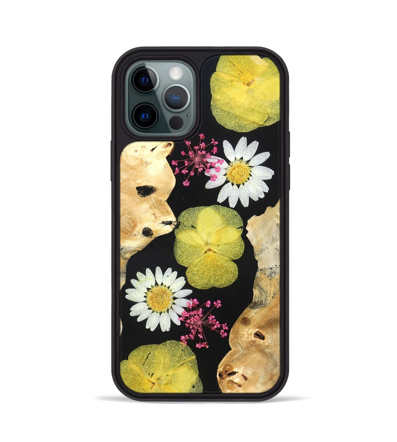 iPhone 12 Pro Wood Phone Case - Ivory (Bloom, 821503)