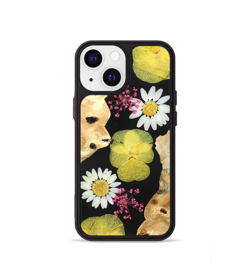 iPhone 13 mini Wood Phone Case - Ivory (Bloom, 821503)