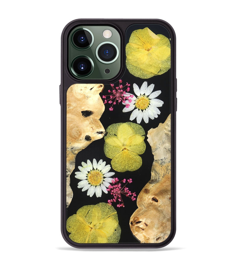 iPhone 13 Pro Max Wood Phone Case - Ivory (Bloom, 821503)