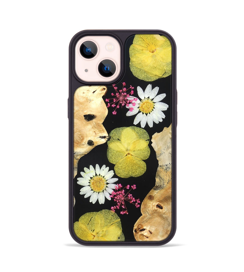 iPhone 14 Wood Phone Case - Ivory (Bloom, 821503)