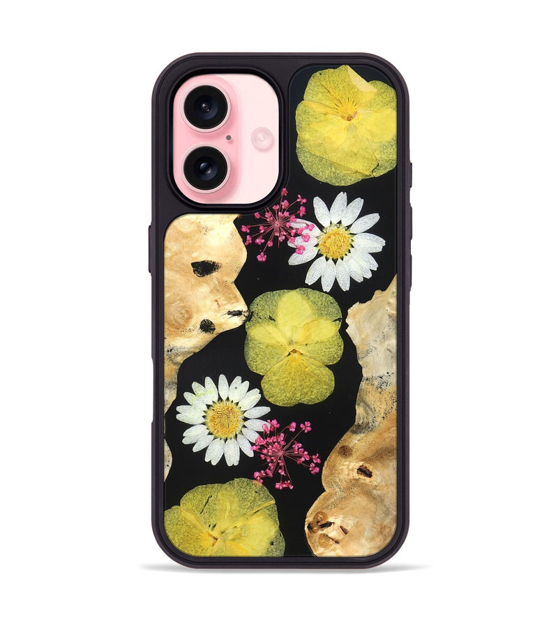 iPhone 16 Wood Phone Case - Ivory (Bloom, 821503)