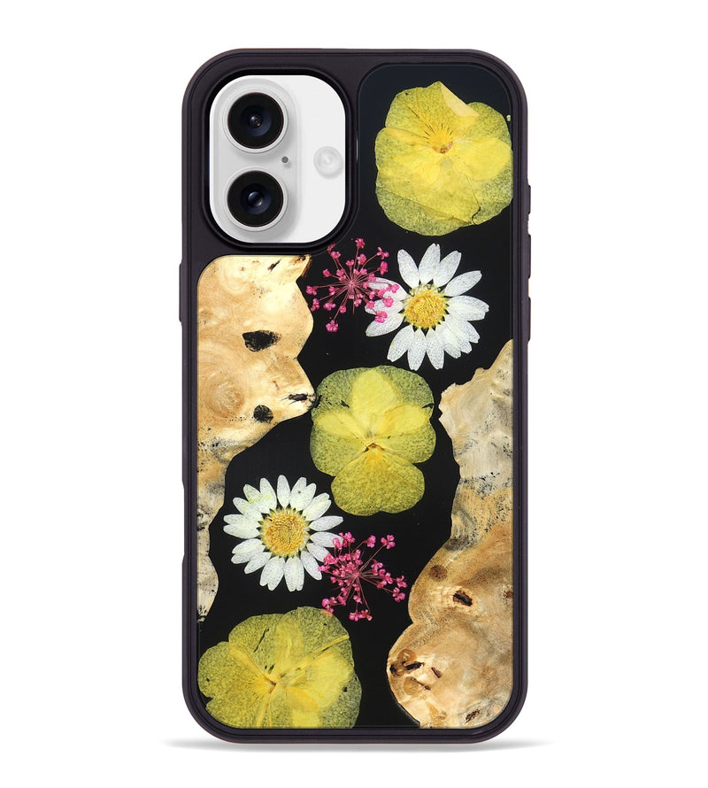 iPhone 16 Plus Wood Phone Case - Ivory (Bloom, 821503)