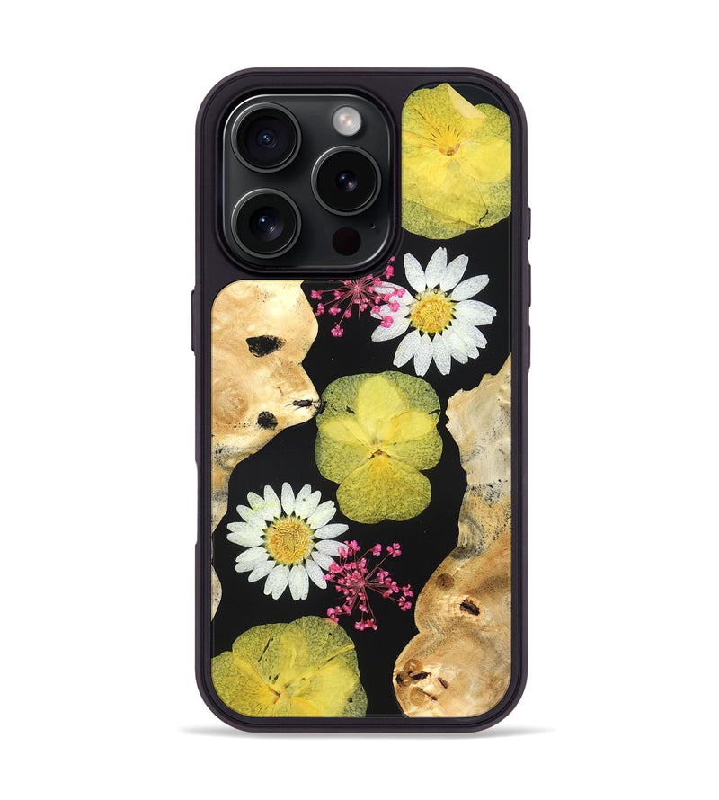 iPhone 16 Pro Wood Phone Case - Ivory (Bloom, 821503)