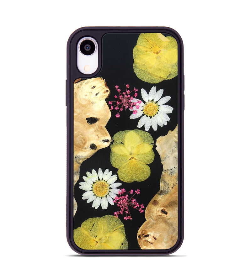 iPhone Xr Wood Phone Case - Ivory (Bloom, 821503)