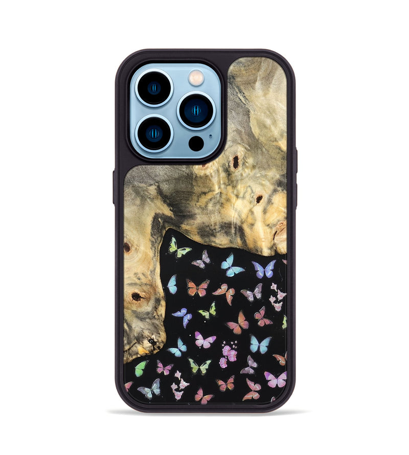 iPhone 14 Pro Wood Phone Case - Margery (Bloom, 821506)