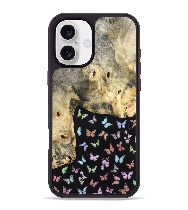 iPhone 16 Plus Wood Phone Case - Margery (Bloom, 821506)
