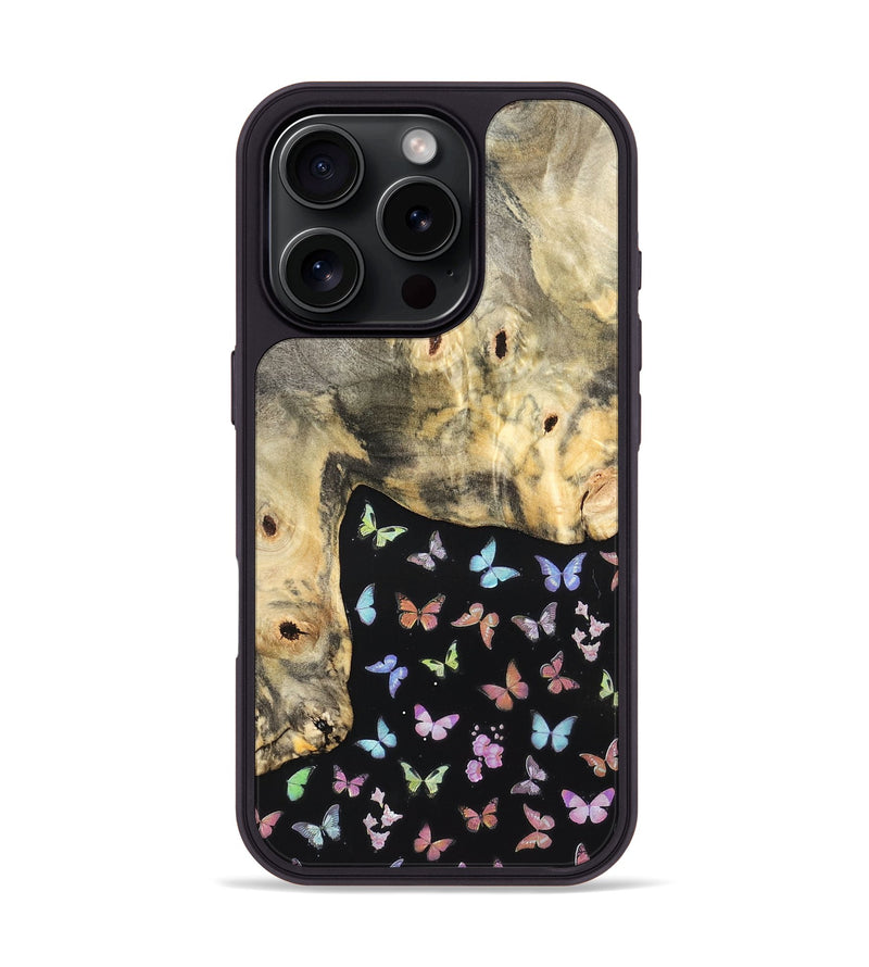 iPhone 16 Pro Wood Phone Case - Margery (Bloom, 821506)