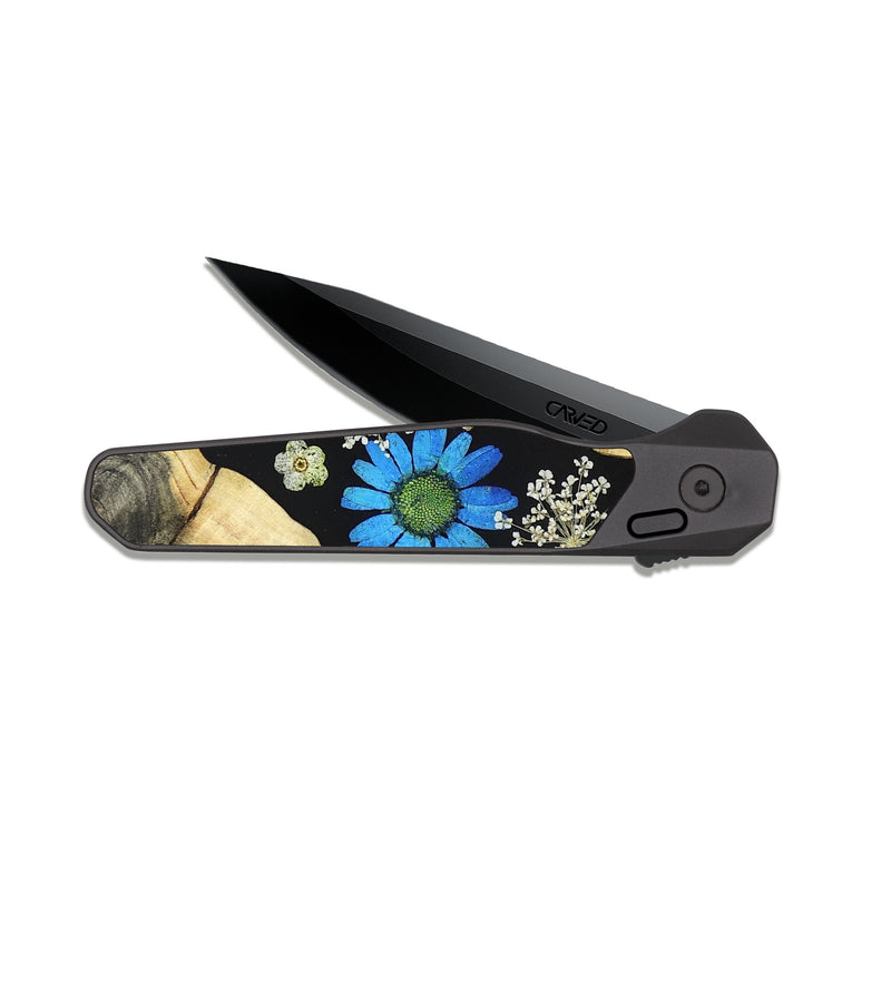 EDC Dark Slate Wood Pocket Knife - Harold (Bloom, 821507)