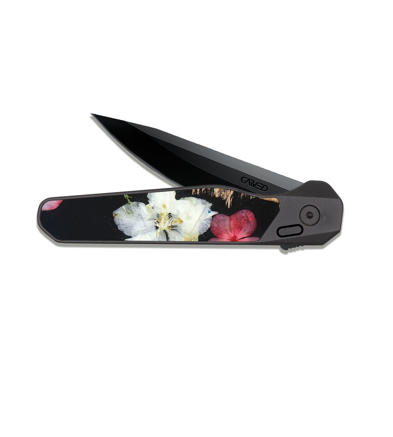 EDC Dark Slate Wood Pocket Knife - Nathan (Bloom, 821513)