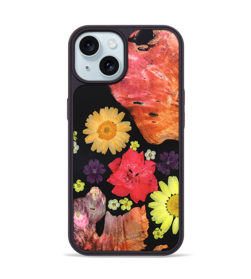 iPhone 15 Wood Phone Case - Gaye (Bloom, 821515)