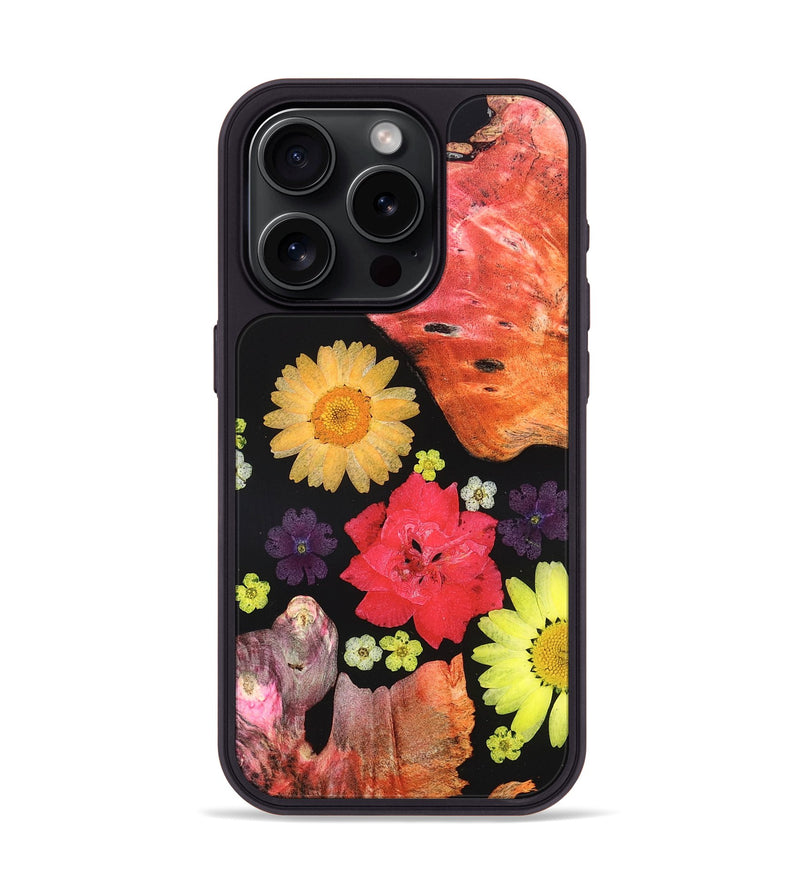 iPhone 15 Pro Wood Phone Case - Gaye (Bloom, 821515)