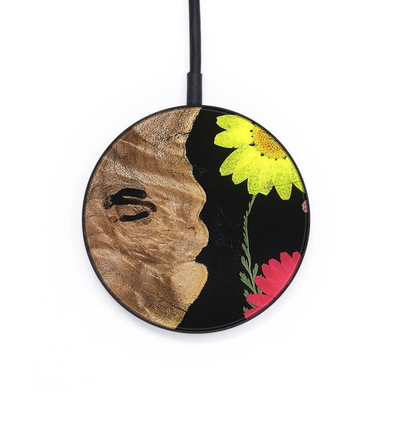 Circle Wood Wireless Charger - Moesha (Bloom, 821516)