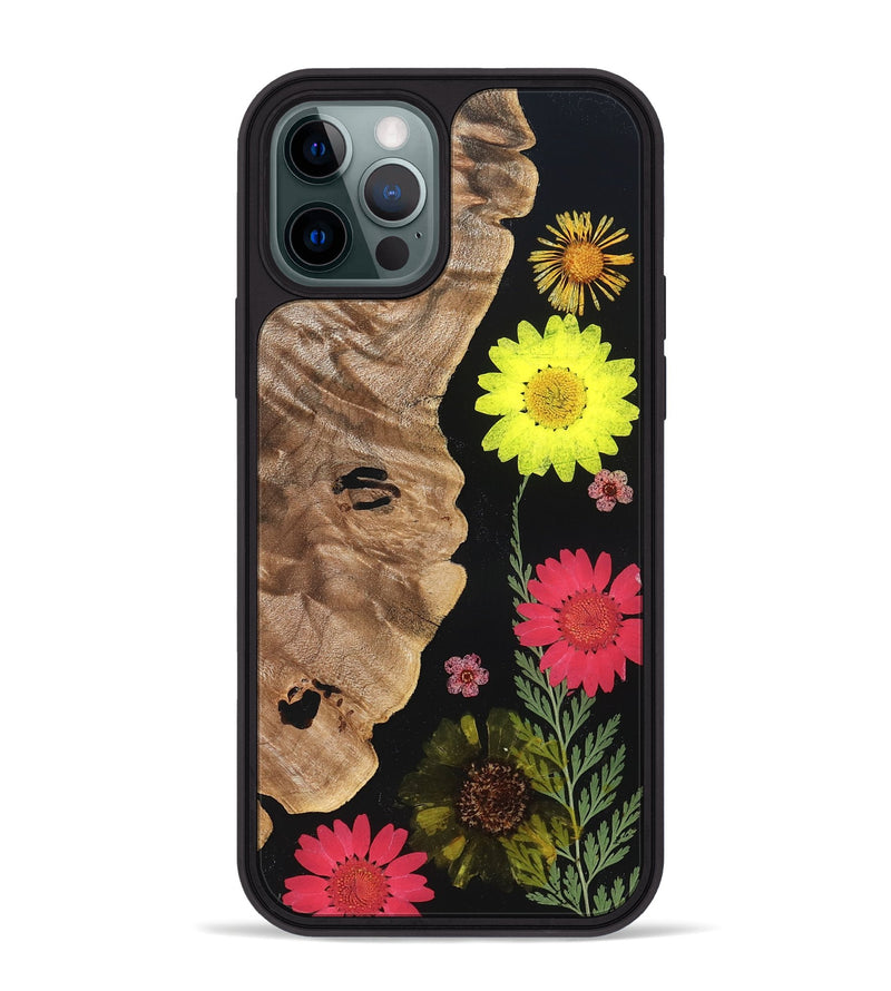 iPhone 12 Pro Max Wood Phone Case - Moesha (Bloom, 821516)